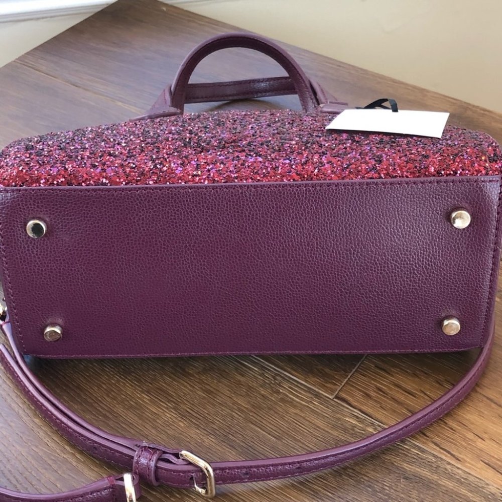 Nwt kate spade glitter handbag&wallet - Picture 2 of 6